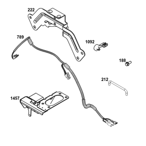 Part Location Diagram of 84006496 Briggs and Stratton Link, Throttle